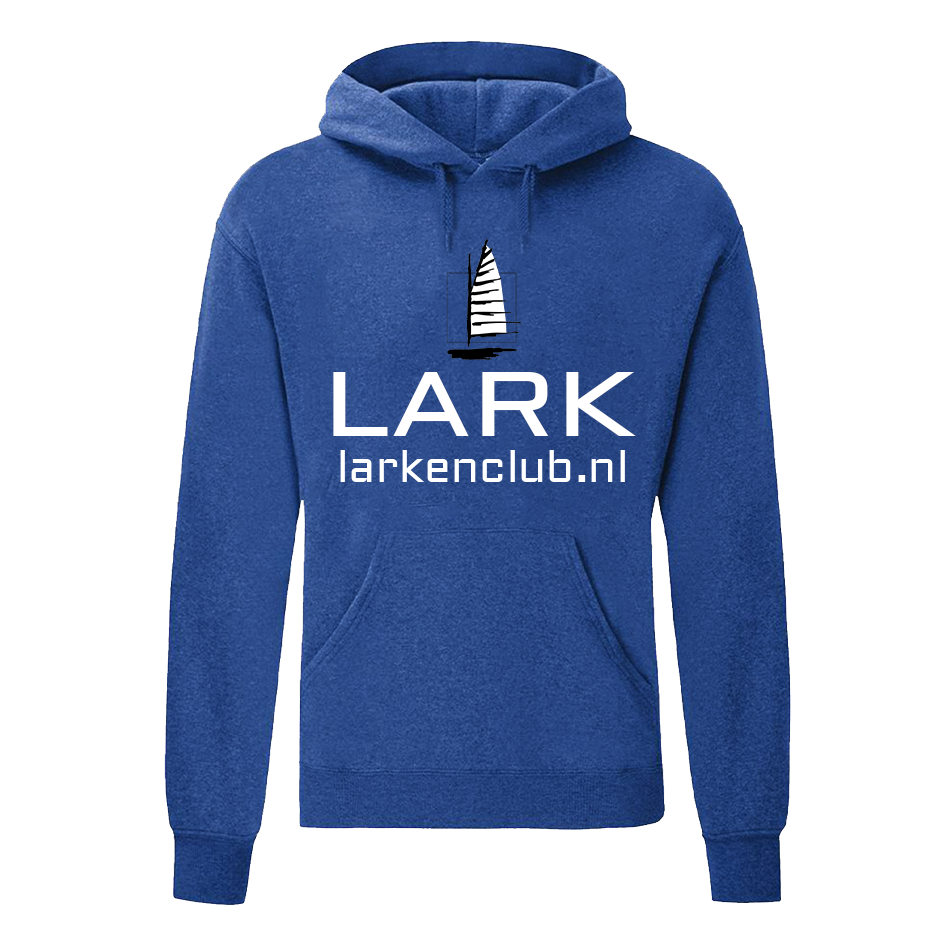 Hoodie Blauw LOGO Larkenclub voor