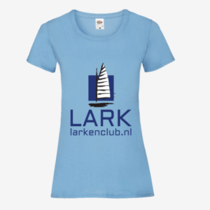 T-shirt Larkenclub Lichtblauw