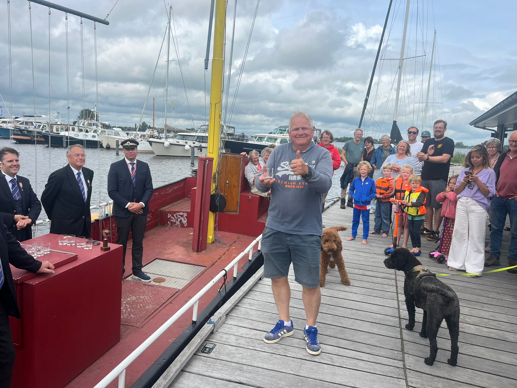 Larken zeilen in Grou 2026 Bram eerste prijs